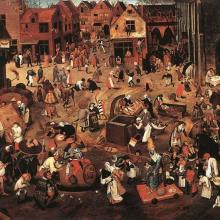 Bruegel - The Battle Between Carnival and Lent (1559)